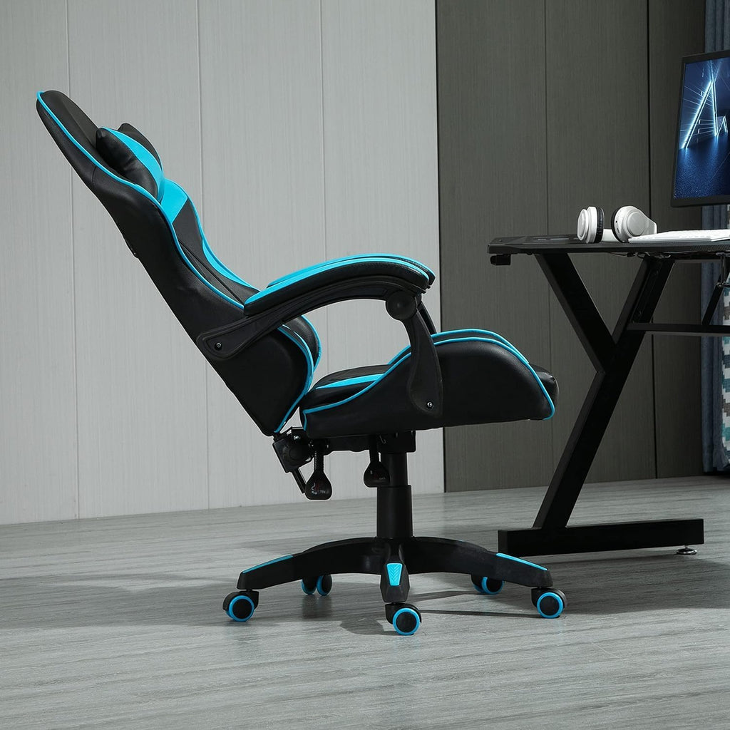 Swivel Faux Leather Office Chair Racing Sports Gaming Tilt Computer Desk Chair